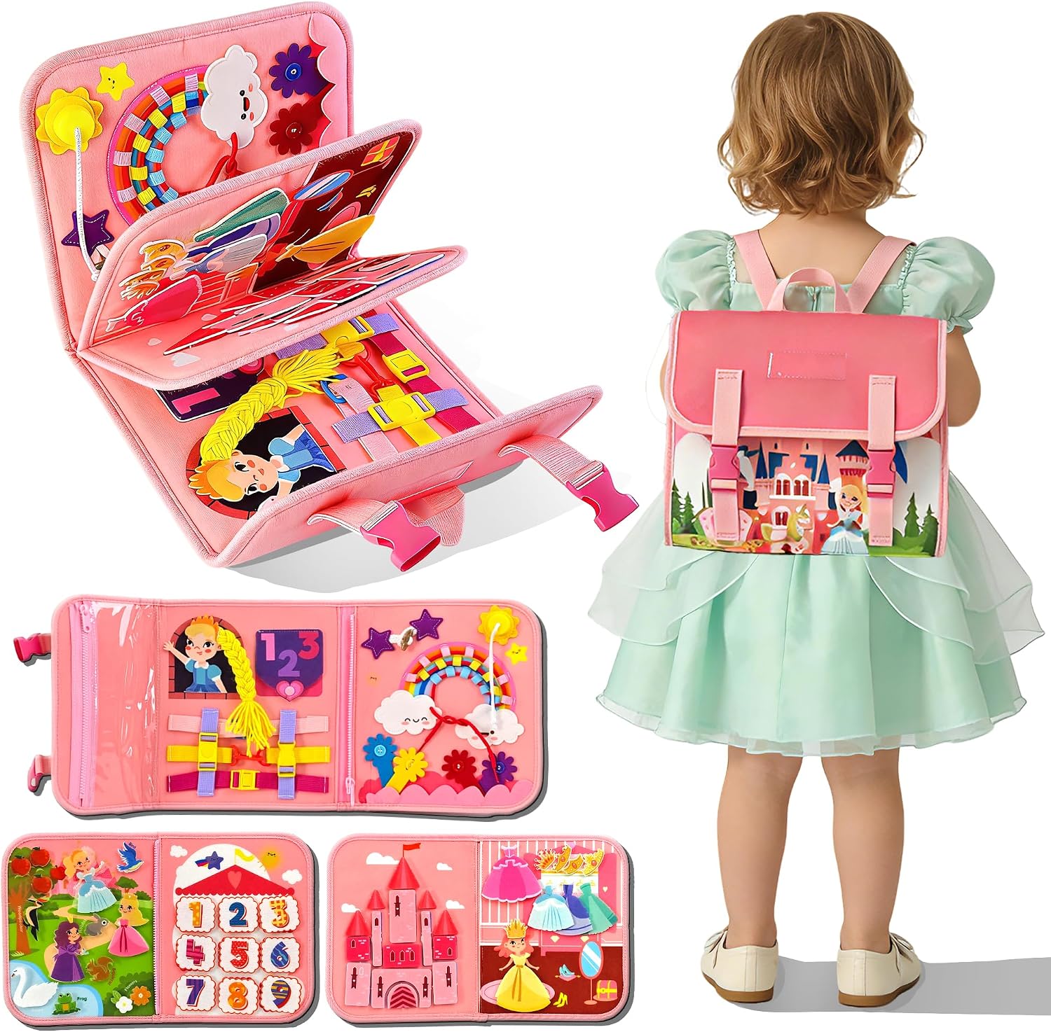 Kids Education Fun - Mochila de actividades divertida con forma