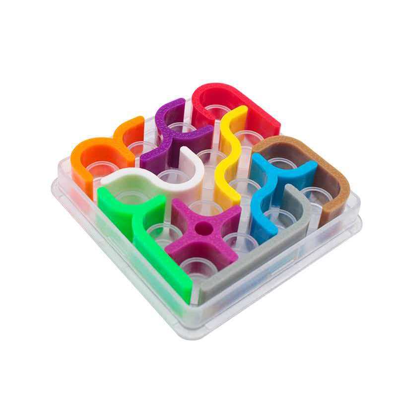 Kids Education Fun - Rompecabezas creativo de curvas locas, matriz