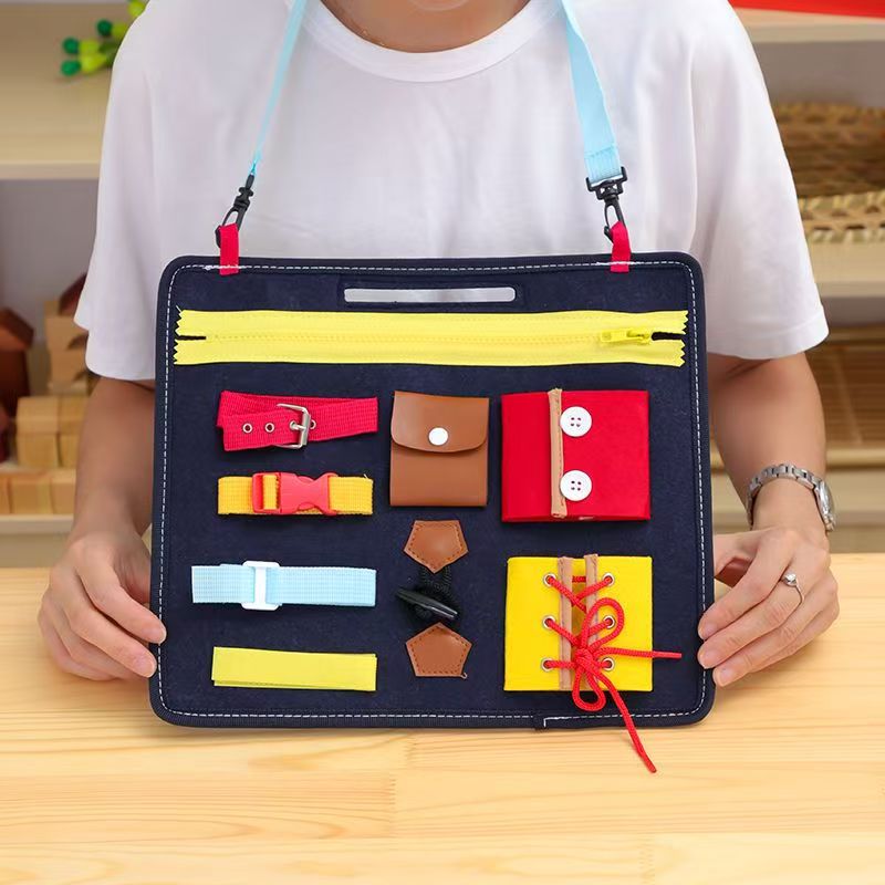 Kids Education Book - Tablero ocupado Montessori para niños pequeños,