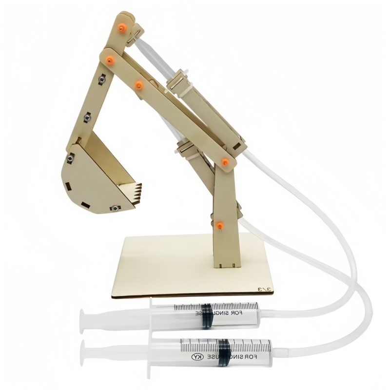 Kids Education Tools - Modelo de excavadora hidráulica DIY para