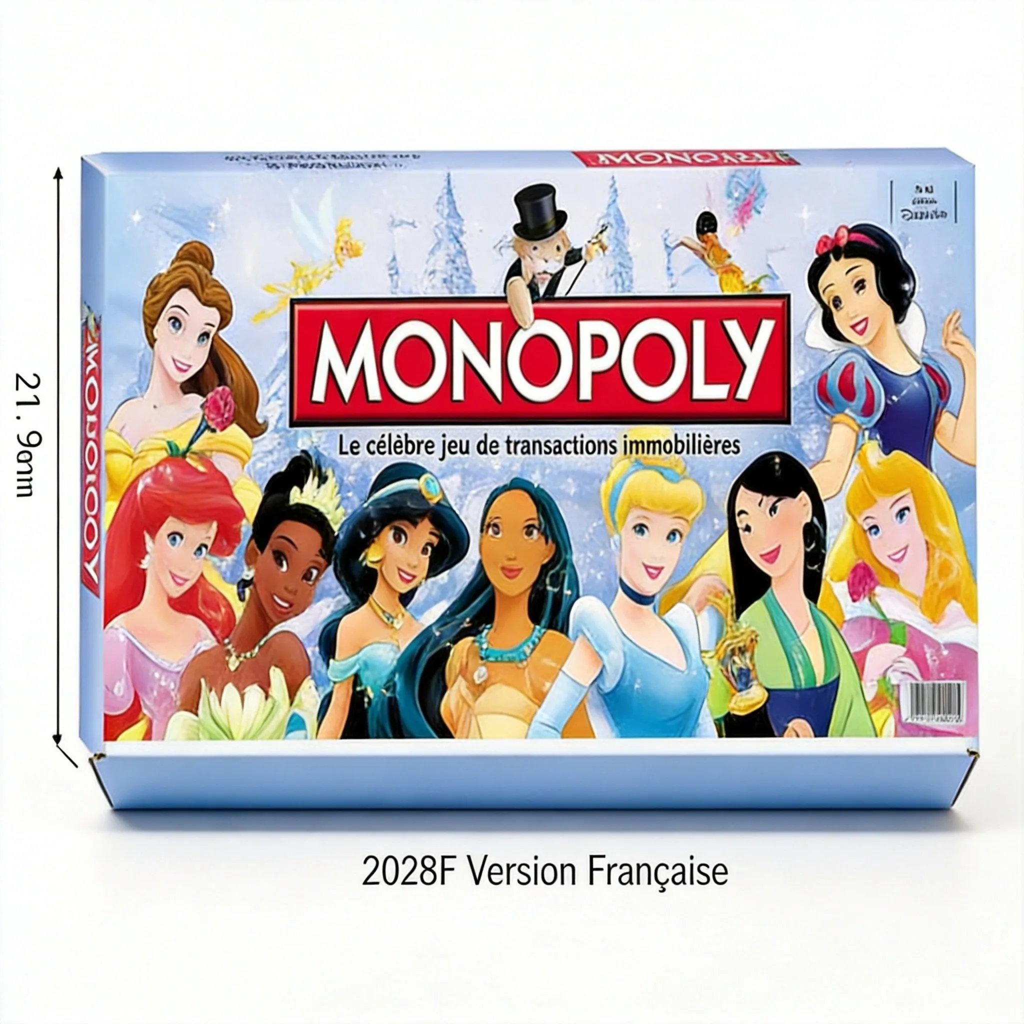 Hasbro Game Monopoly - MONOPOLY Princesas Disney, Edición Exclusiva con