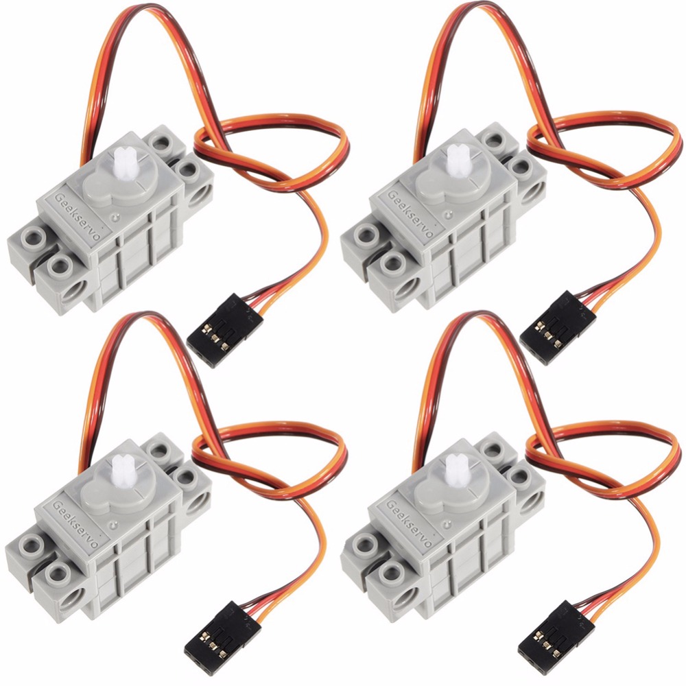 Kids Education Degree - 4 Uds. Servo Geek gris programable
