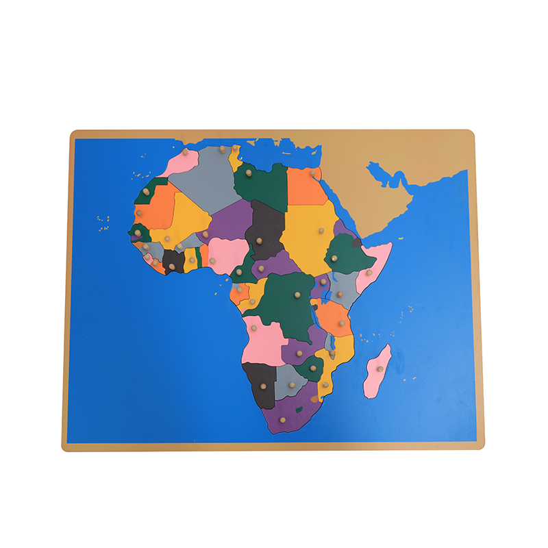 Kids Education Tools - Rompecabezas de mapa de madera de