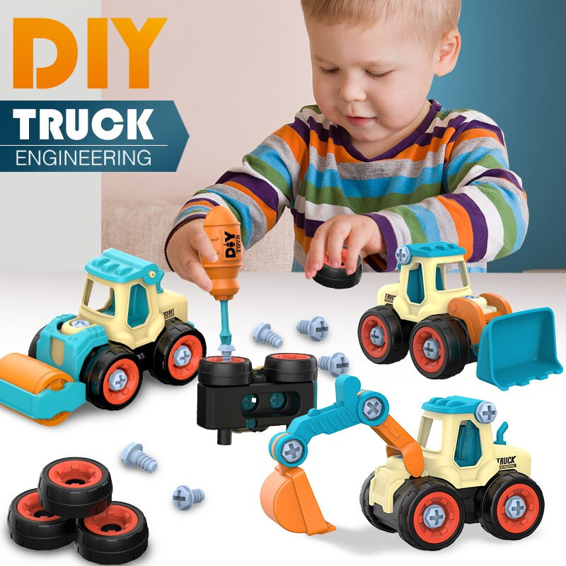 Kids Education Tools - Tuerca desmontaje carga descarga ingeniería camión