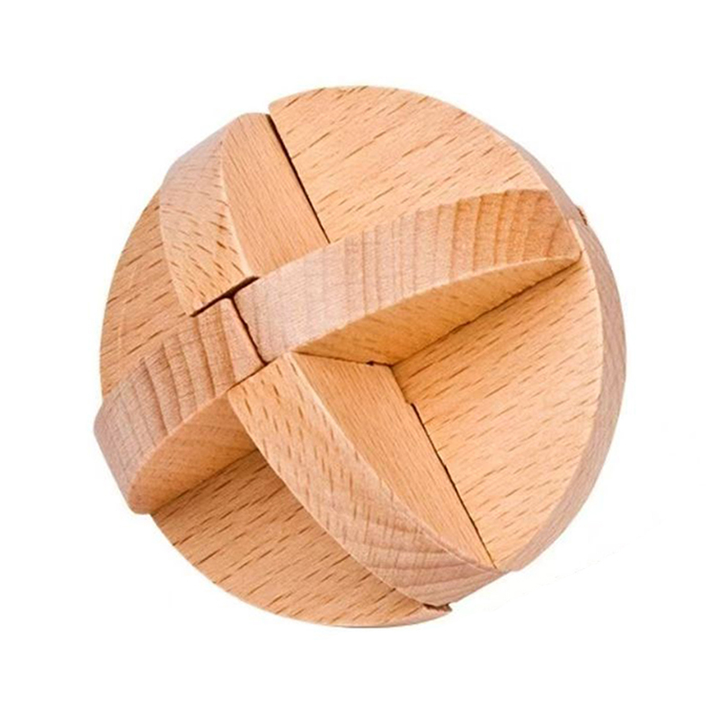 Kids Education Fun - Clásico rompecabezas de madera Lu Ban