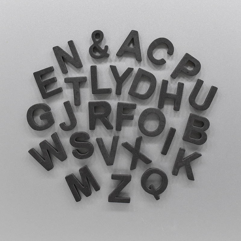 Magnetic Letter Board - Pegatinas de letras en inglés para