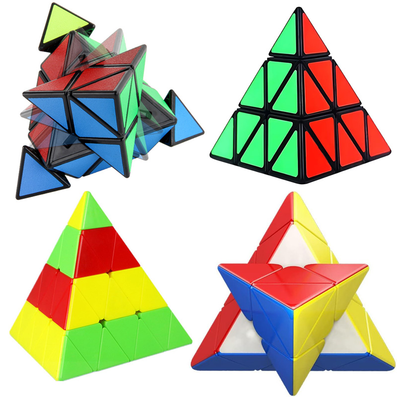 Brain Teaser Cube - Cubo de Velocidad Piramidal Variado 3x3