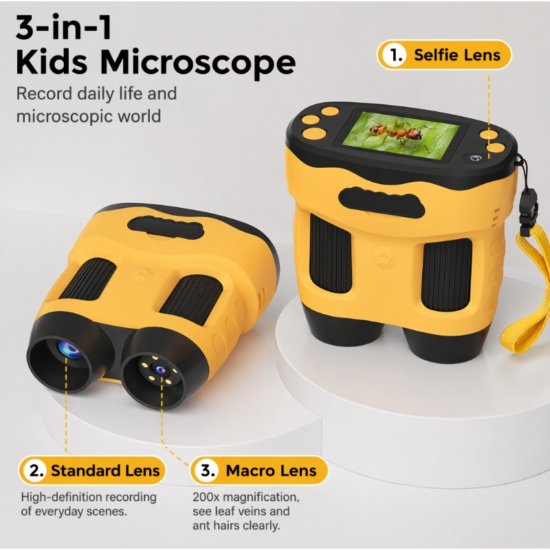 Cámara de Microscopio Digital  - Kids Education News reseña y precio