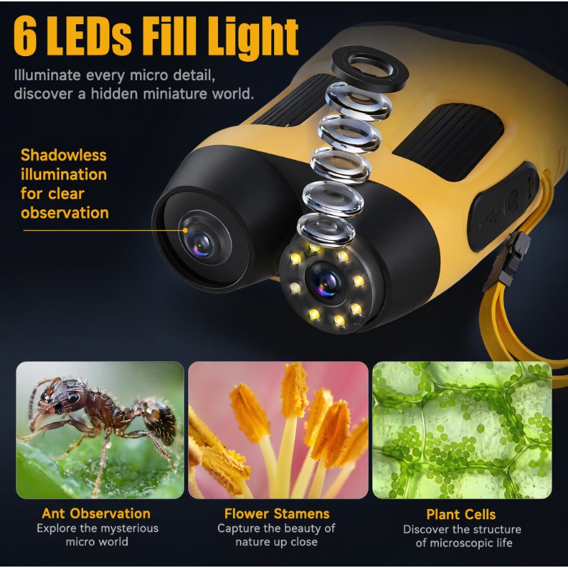 Cámara de Microscopio Digital  - Kids Education News reseña y precio