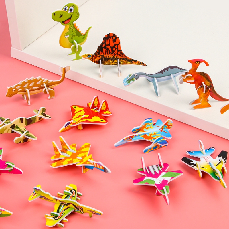 10 Uds. Rompecabezas de avión  - Educational Cartoon For Kids reseña y precio