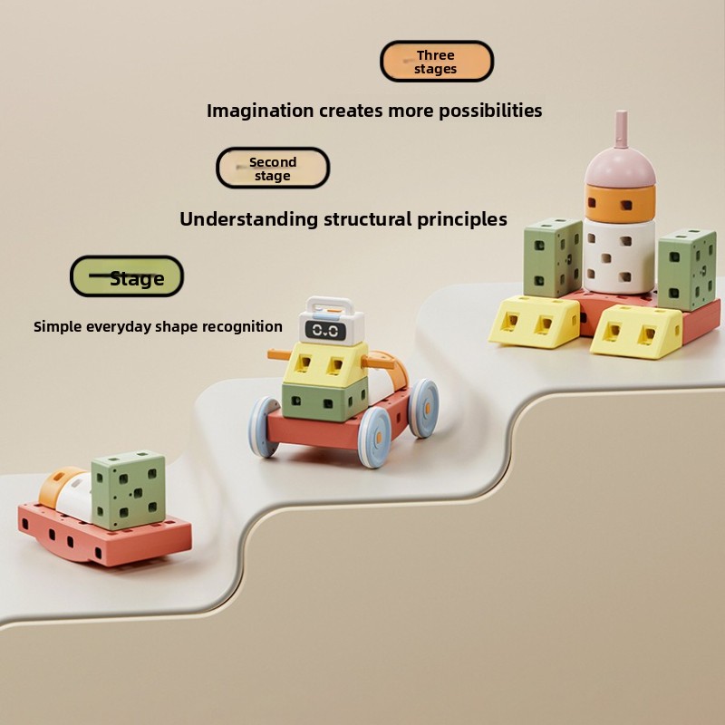 Coche de bloques de construcci - Kids Education Fun reseña y precio