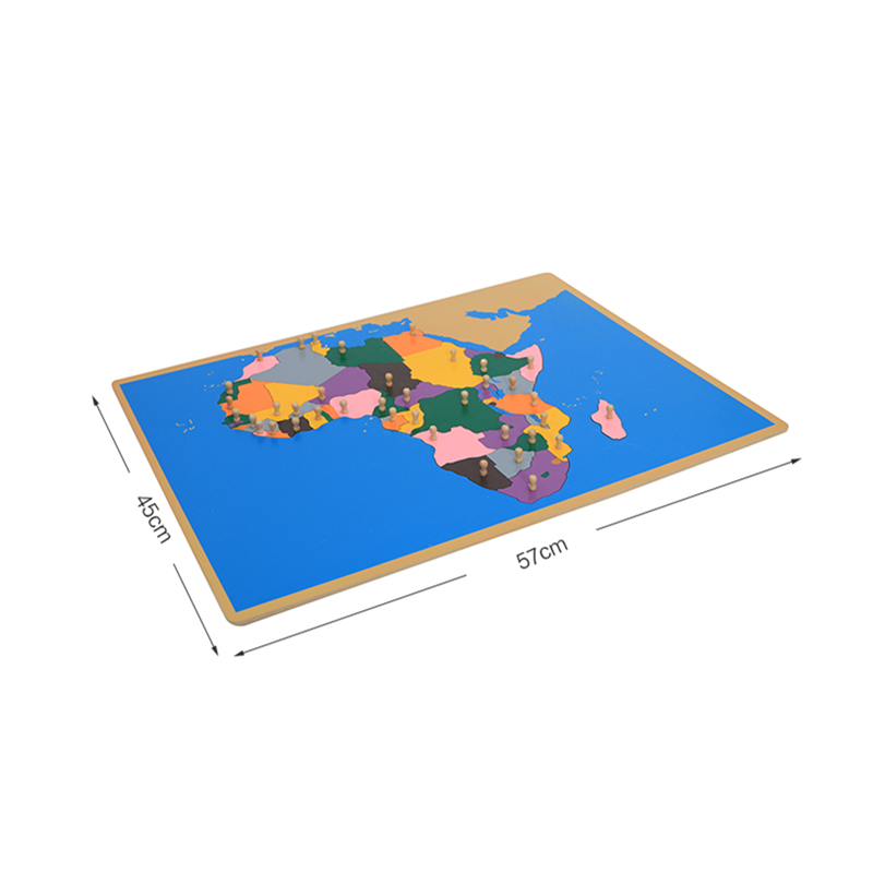 Rompecabezas de mapa de madera - Kids Education Tools reseña y precio