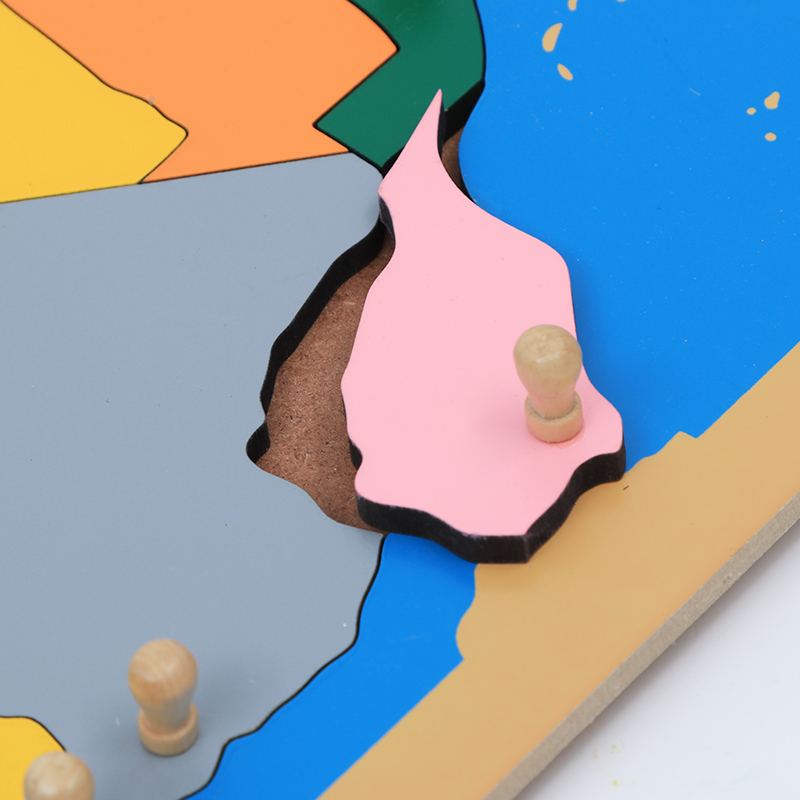 Rompecabezas de mapa de madera - Kids Education Tools reseña y precio