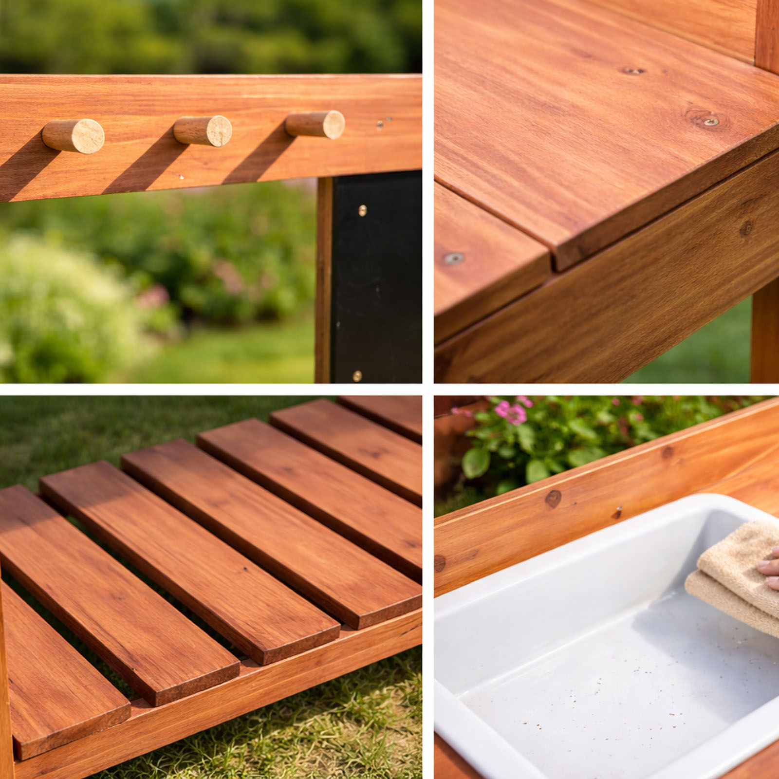 Mesas de Jardinería de Madera  - Kids Education Tools reseña y precio