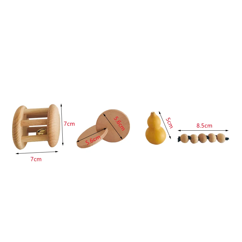 Sonajero de campana de madera  - Kids Education Tools reseña y precio