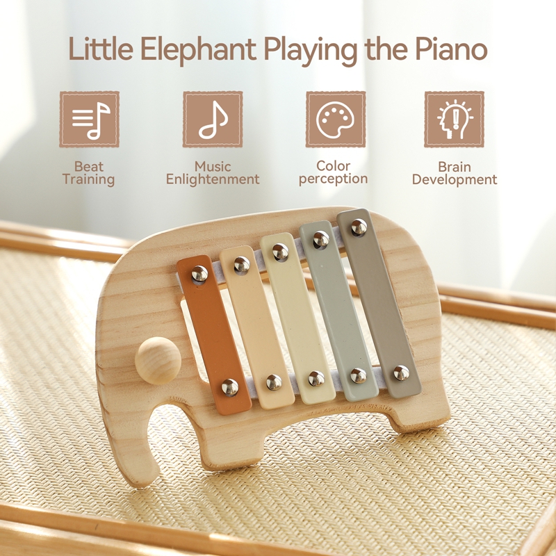Xilófono Multicolor de madera  - Kids Education Bell reseña y precio