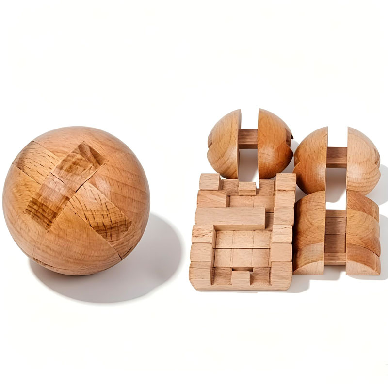 Rompecabezas Clásico de Madera - Brain Teaser Cube reseña y precio