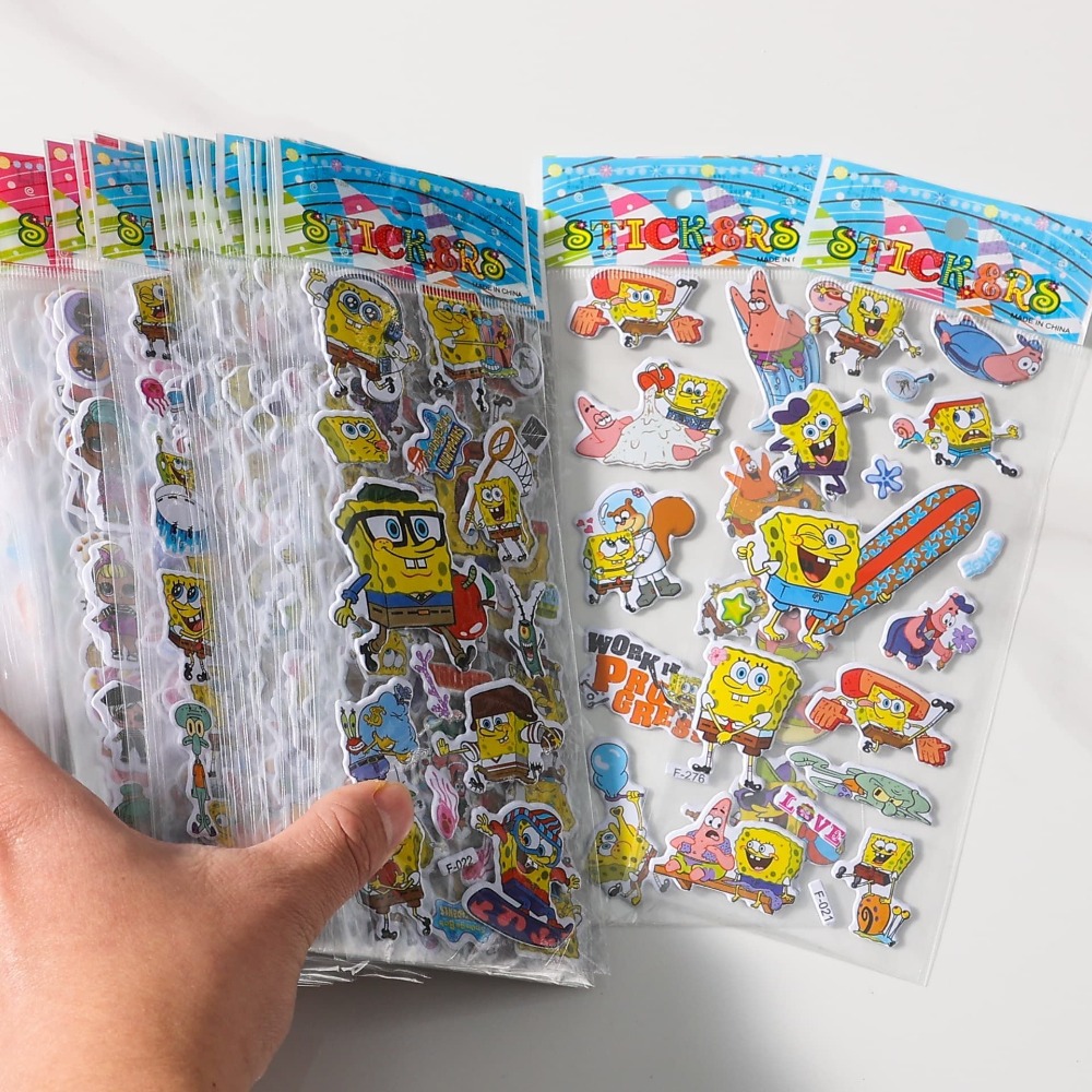 Paquete de 12 Pegatinas 3D de  - Educational Cartoon For Kids reseña y precio