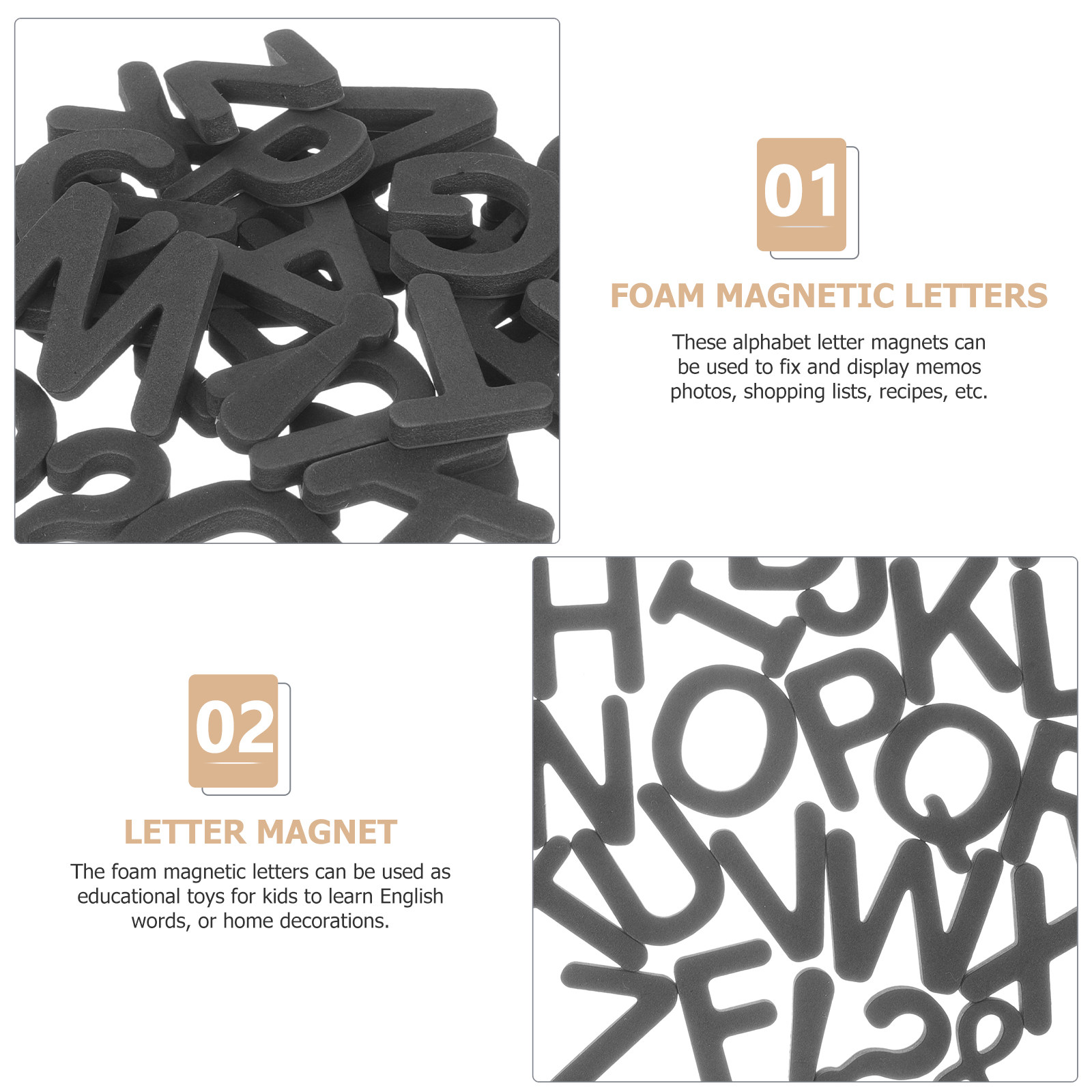 Letras Grandes para Imanes de  - Magnetic Letter Board reseña y precio