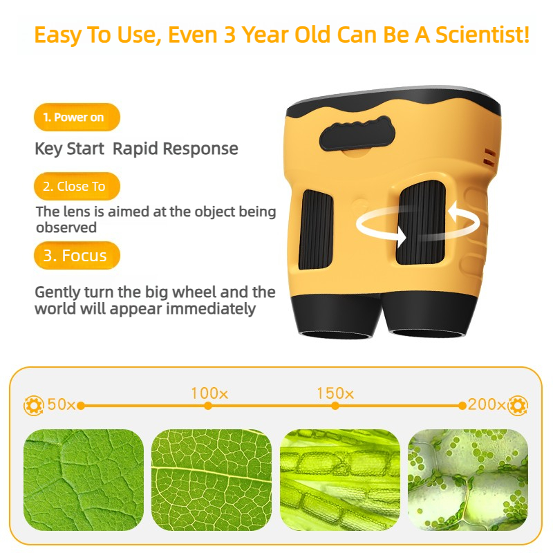 Microscopio Digital Portátil 4 - Kids Education News reseña y precio