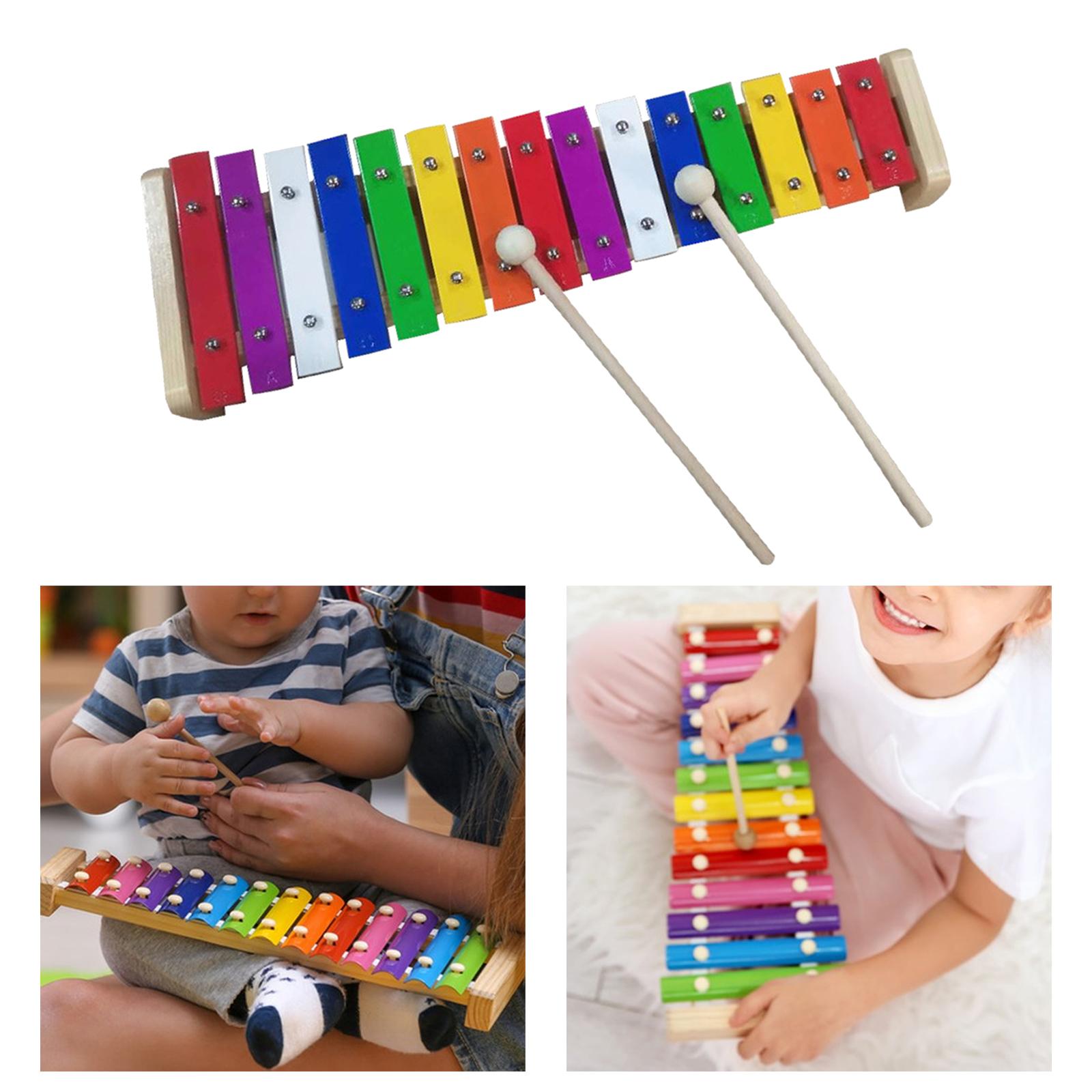 Xilófono de 15 notas con campa - Kids Education Bell reseña y precio