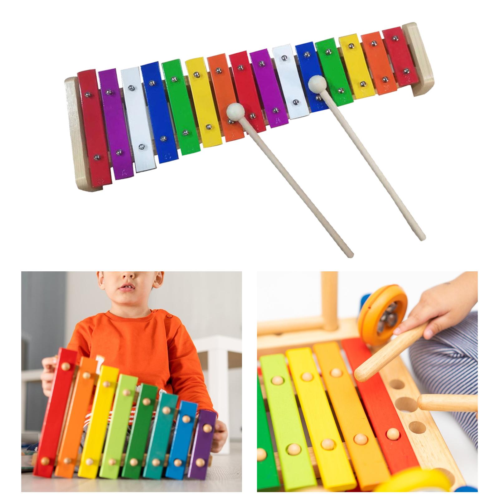 Xilófono de 15 notas con campa - Kids Education Bell reseña y precio