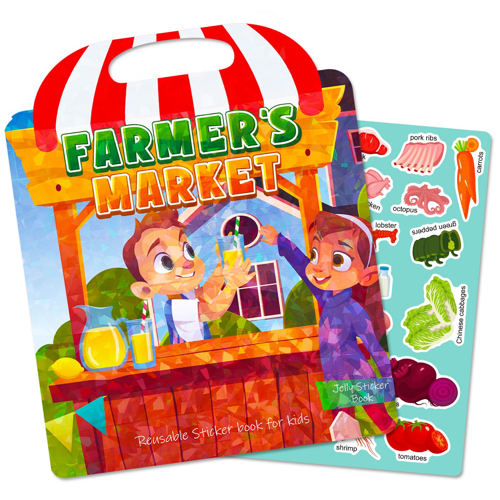 Pegatinas de gelatina con tema - Kids Education News reseña y precio