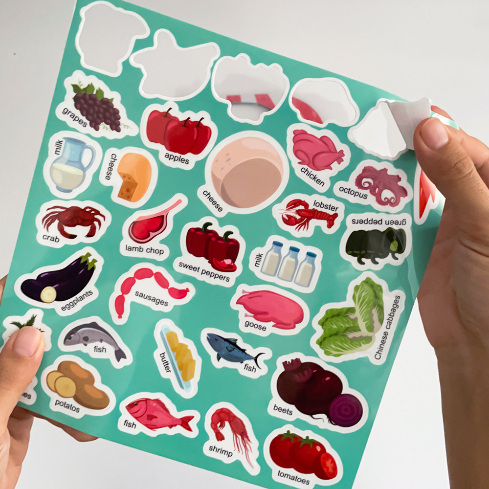 Pegatinas de gelatina con tema - Kids Education News reseña y precio