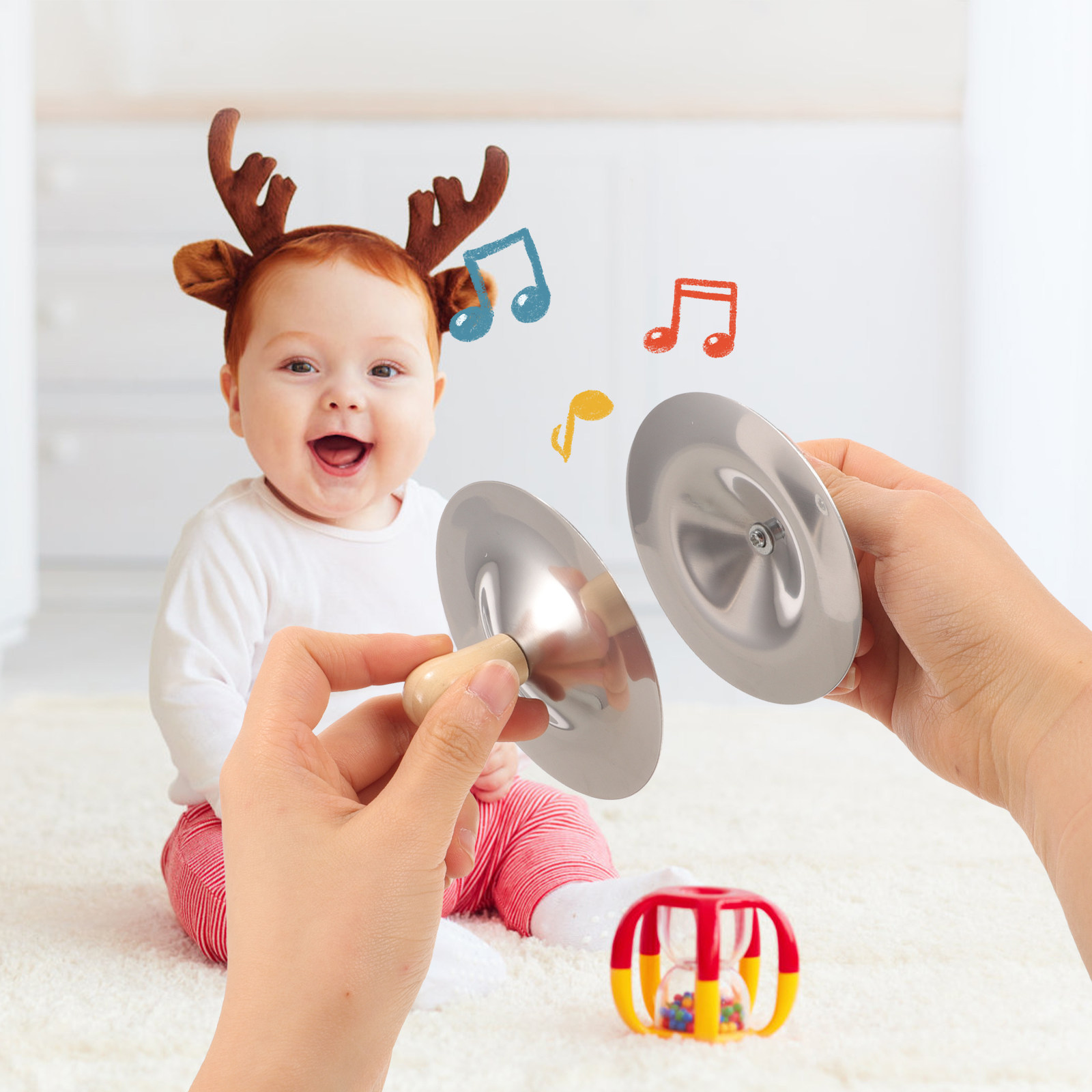 2 piezas de címbalos pequeños  - Kids Education Tools reseña y precio
