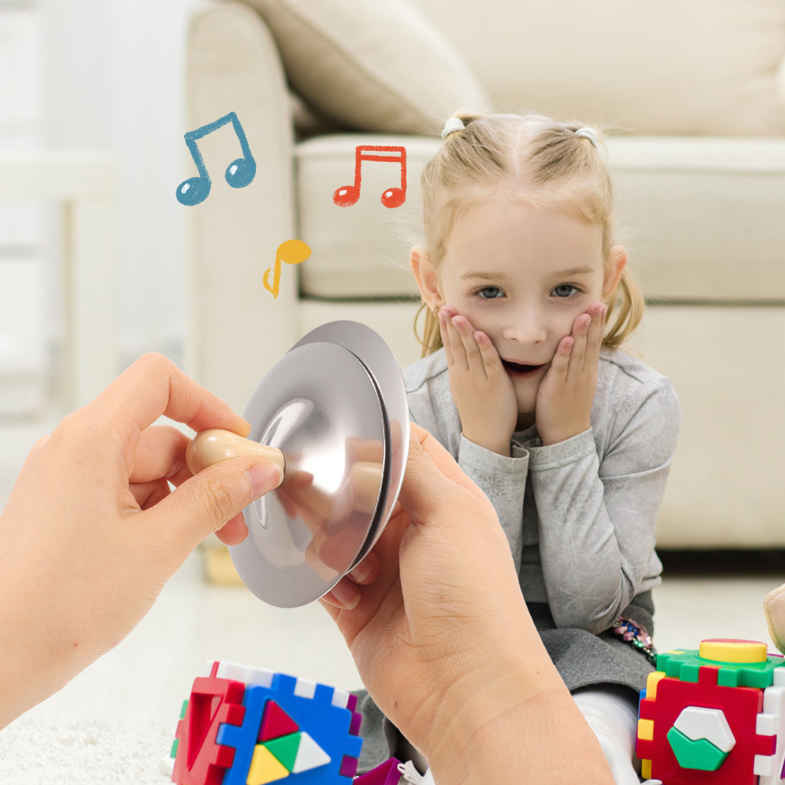 2 piezas de címbalos pequeños  - Kids Education Tools reseña y precio