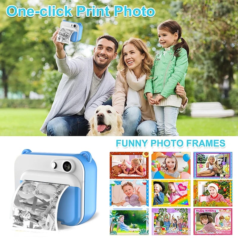 Cámara para niños con impresió - Kids Education News reseña y precio