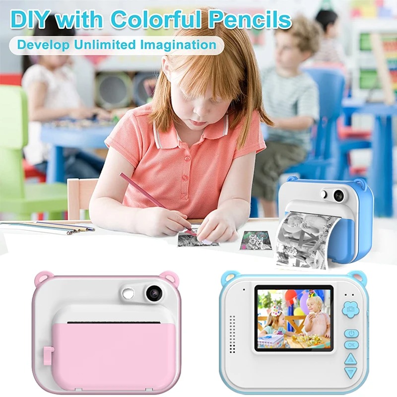 Cámara para niños con impresió - Kids Education News reseña y precio